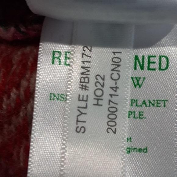 J.Crew Womens Size 2X Puff-Sleeve Fair Isle Crewneck Sweater Cherries - Picture 5 of 9